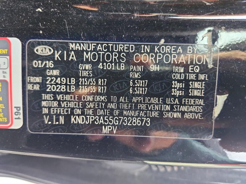 Aukcja sprzedaży 2016 Kia Soul, vin: KNDJP3A55G7328673, numer aukcji: 58632826