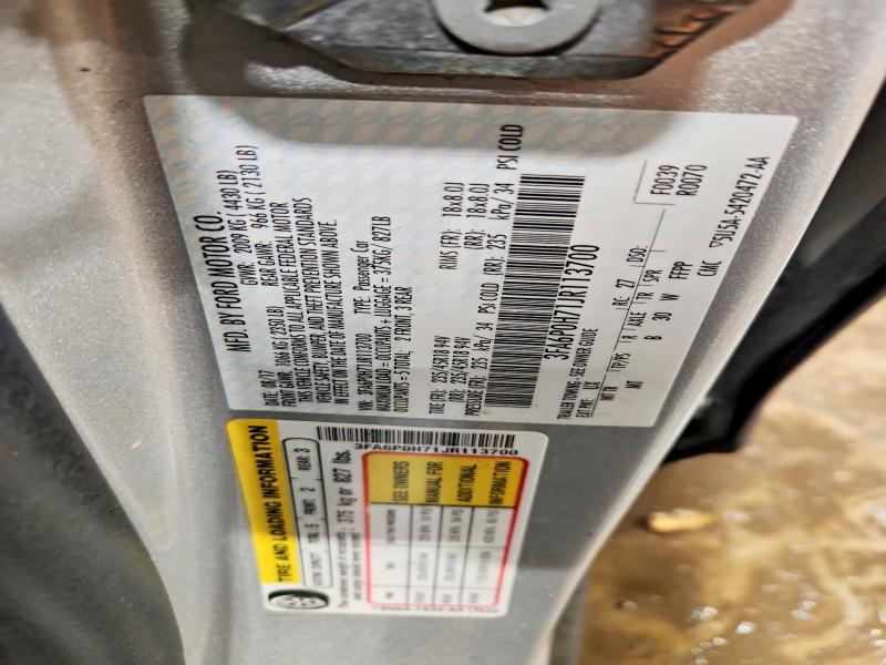 Продаж на аукціоні авто 2018 Ford Fusion, vin: 3FA6P0H71JR113700, номер лоту: 57046436
