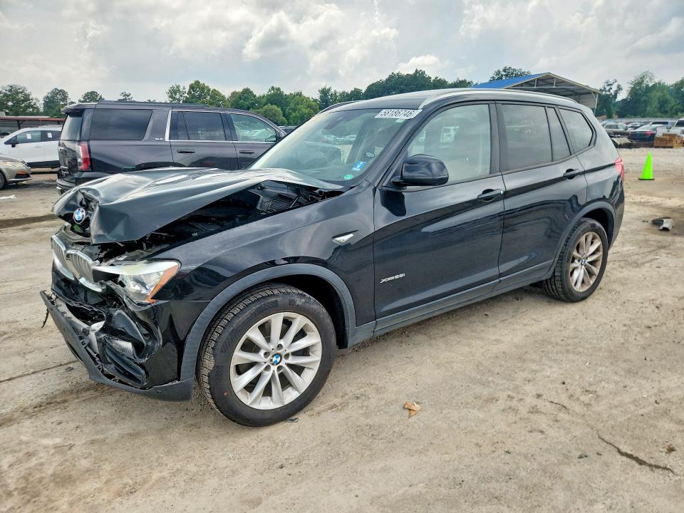 2016 Bmw X3 მანქანა იყიდება აუქციონზე, vin: 5UXWX9C51G0D84044, აუქციონის ნომერი: 58186746