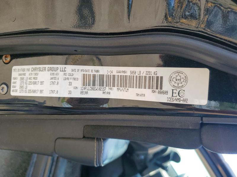 Продажа на аукционе авто 2014 Jeep Cherokee, vin: 1C4PJLCB6EW102157, номер лота: 58711616