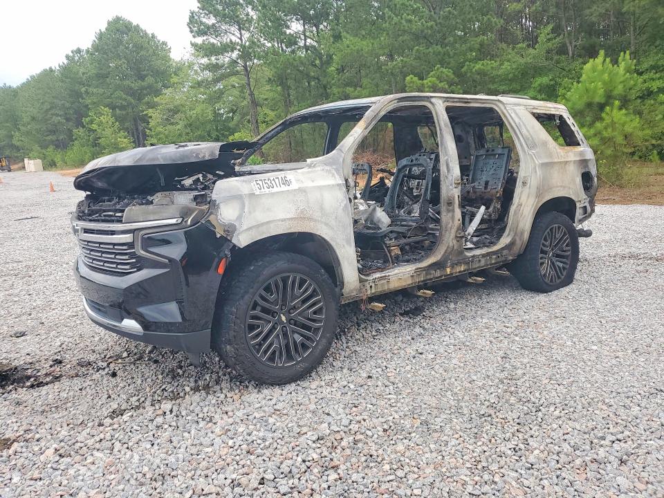 57531746 :رقم المزاد ، 1GNSKSKD7MR115413 vin ، 2021 Chevrolet Tahoe مزاد بيع