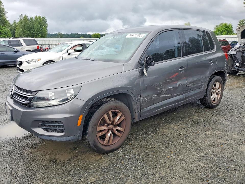 2013 Volkswagen Tiguan მანქანა იყიდება აუქციონზე, vin: WVGBV3AX5DW584594, აუქციონის ნომერი: 55428786