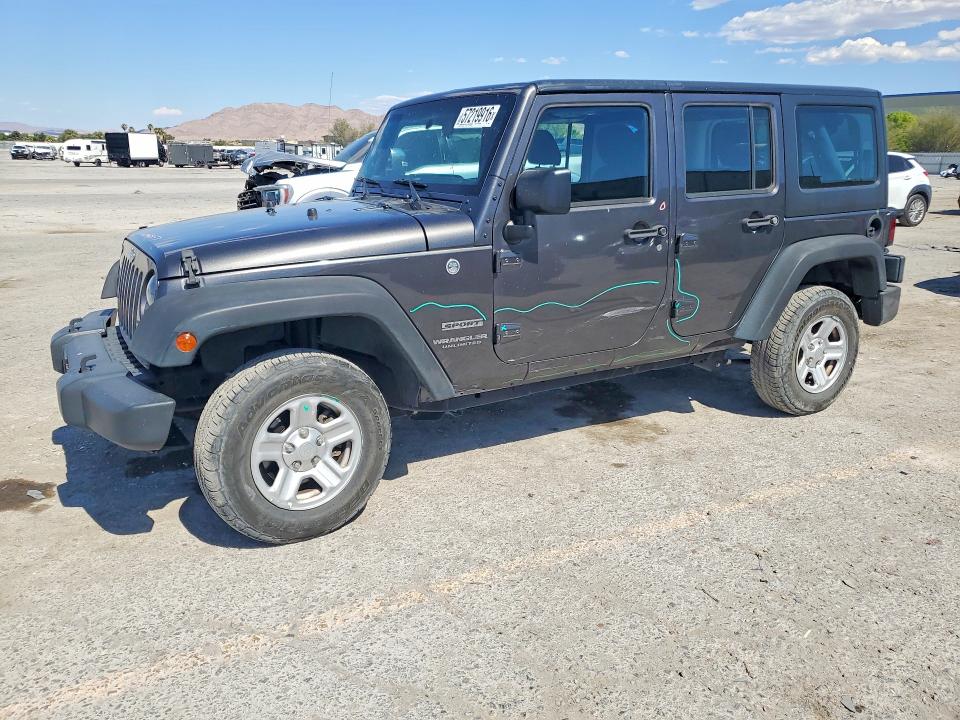 2016 Jeep Wrangler Unlimited მანქანა იყიდება აუქციონზე, vin: 1C4BJWDG4GL324240, აუქციონის ნომერი: 57219916