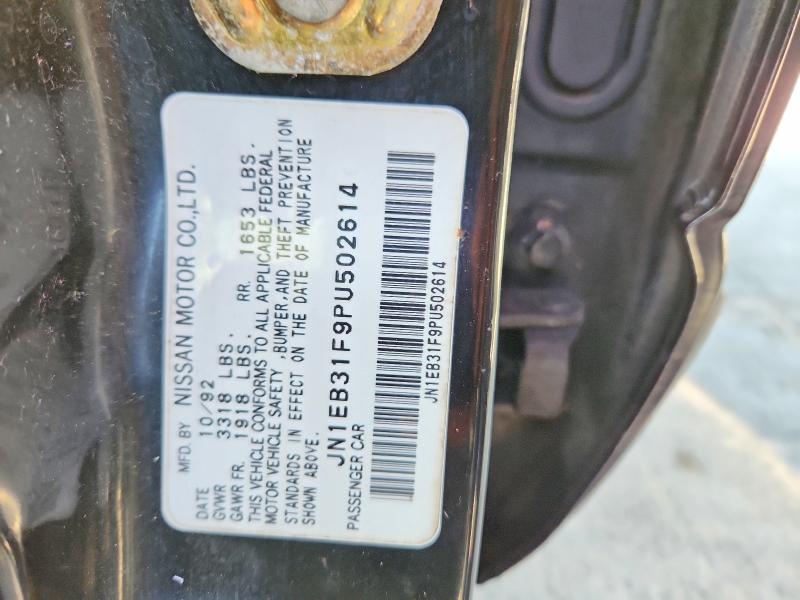 Aukcja sprzedaży 1993 Nissan Sentra, vin: JN1EB31F9PU502614, numer aukcji: 57194506
