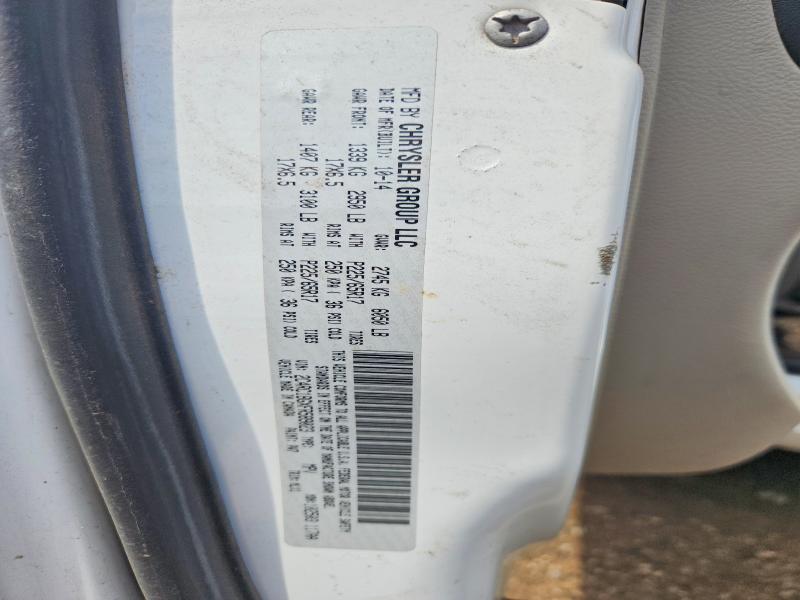 Продажа на аукционе авто 2015 Chrysler Town & Country, vin: 2C4RC1BGXFR589023, номер лота: 58178366