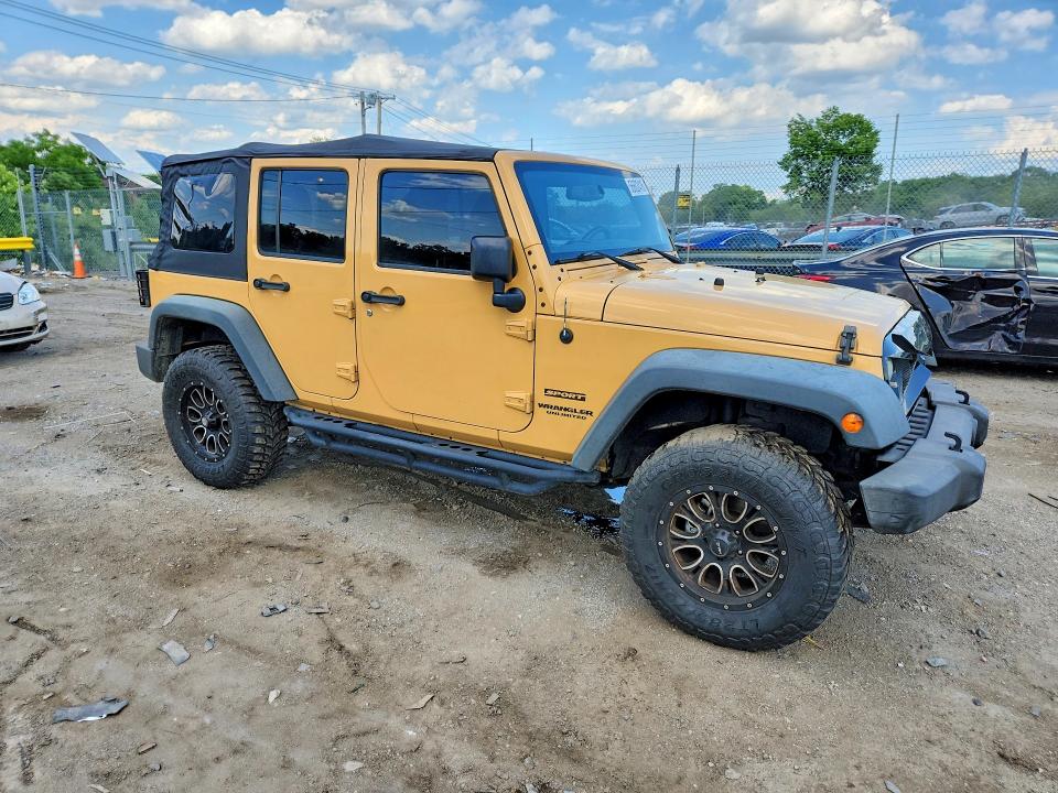 Продажа на аукционе авто 2014 Jeep Wrangler Jk, vin: 1C4HJWDG5EL208052, номер лота: 56602416