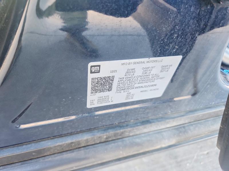Продажа на аукционе авто 2022 Chevrolet Traverse, vin: 1GNERGKW5NJ121606, номер лота: 56734046