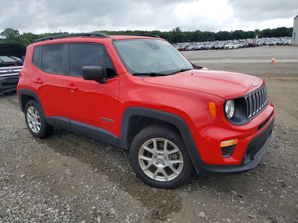 58243086 :رقم المزاد ، ZACNJDB14NPN59937 vin ، 2022 Jeep Renegade مزاد بيع