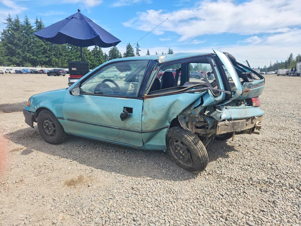 1992 Geo Metro მანქანა იყიდება აუქციონზე, vin: 2C1MR2462N6793220, აუქციონის ნომერი: 57220126