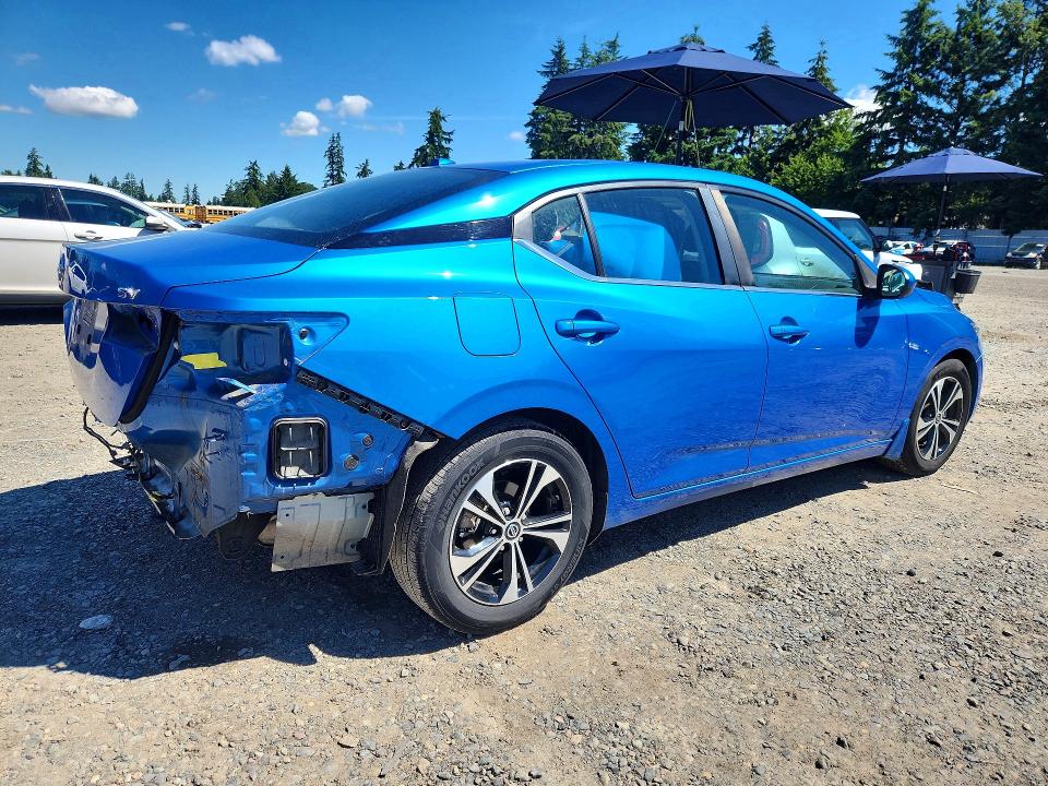 2022 Nissan Sentra მანქანა იყიდება აუქციონზე, vin: 3N1AB8CV5NY296024, აუქციონის ნომერი: 54709796