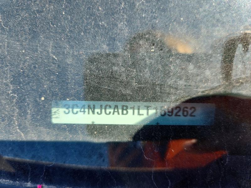 2020 Jeep Compass მანქანა იყიდება აუქციონზე, vin: 3C4NJCAB1LT169262, აუქციონის ნომერი: 58244106