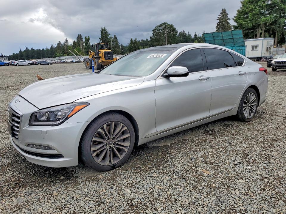 2017 Genesis G80 მანქანა იყიდება აუქციონზე, vin: KMHGN4JE6HU185236, აუქციონის ნომერი: 56275436