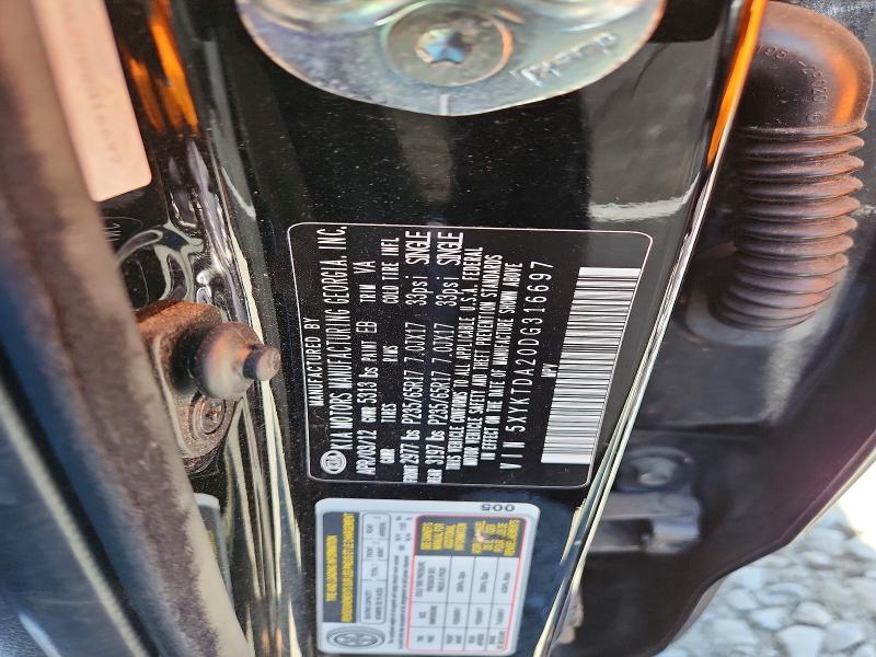 Продаж на аукціоні авто 2013 Kia Sorento, vin: 5XYKTDA20DG316697, номер лоту: 57656976