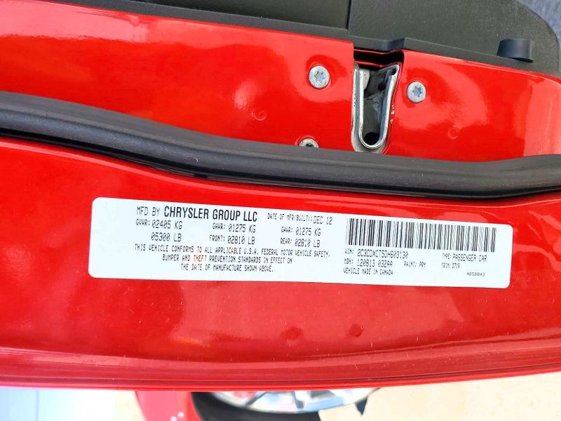 Aukcja sprzedaży 2013 Dodge Charger, vin: 2C3CDXCT5DH603130, numer aukcji: 55594856