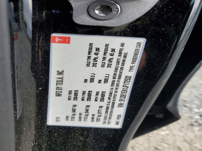 Продажа на аукционе авто 2018 Tesla Model 3, vin: 5YJ3E1EA1JF172532, номер лота: 58547426