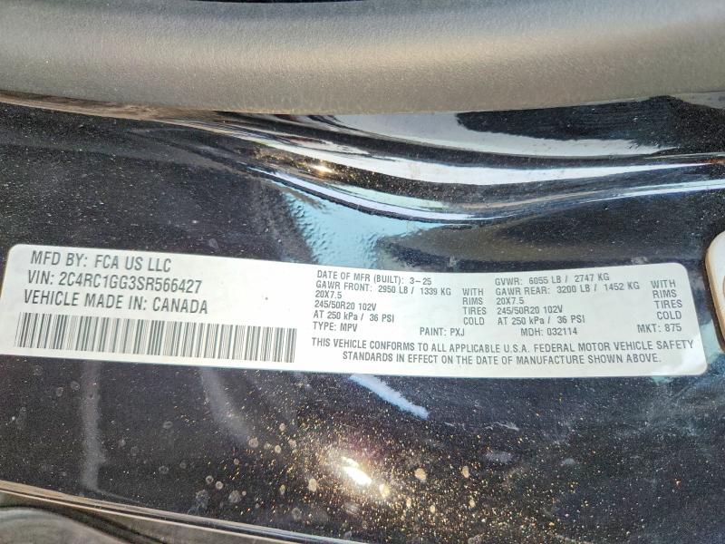 Продаж на аукціоні авто 2025 Chrysler Pacifica, vin: 2C4RC1GG3SR566427, номер лоту: 56939166