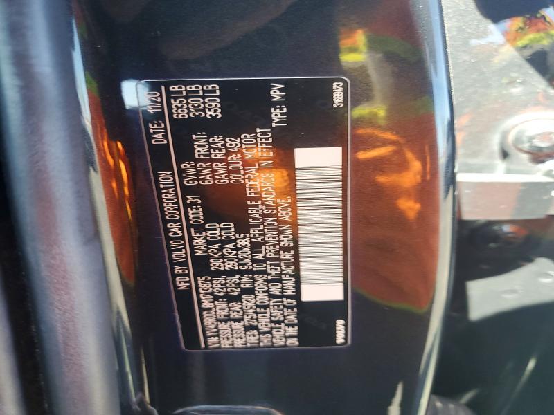 Aukcja sprzedaży 2021 Volvo Xc90, vin: YV4BR0CL8M1713875, numer aukcji: 59332136