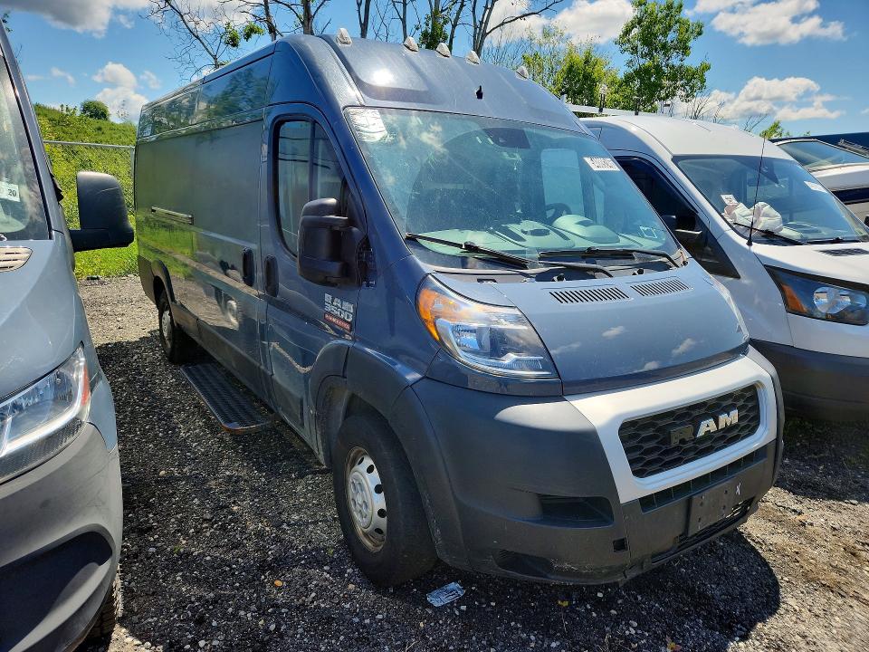 Продаж на аукціоні авто 2021 Ram Promaster 3500, vin: 3C6MRVJG9ME541178, номер лоту: 54889246
