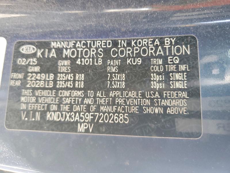 Продажа на аукционе авто 2015 Kia Soul, vin: KNDJX3A59F7202685, номер лота: 57160366