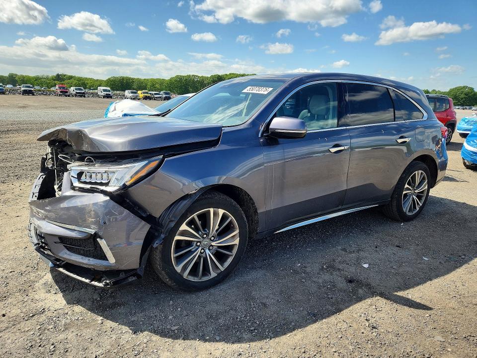 55078376 :رقم المزاد ، 5FRYD4H50HB013423 vin ، 2017 Acura Mdx مزاد بيع