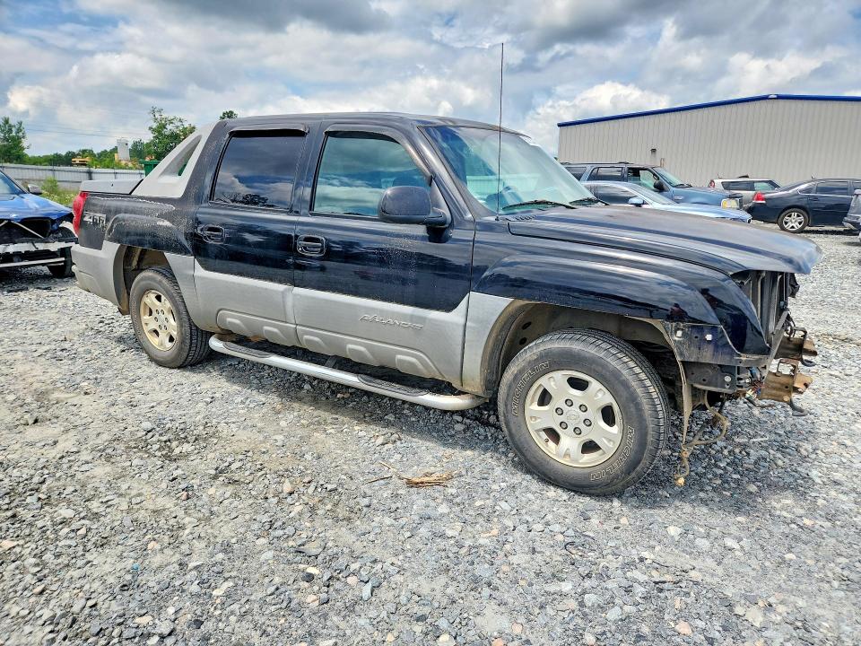 2002 Chevrolet Avalanche მანქანა იყიდება აუქციონზე, vin: 3GNEC13T12G169555, აუქციონის ნომერი: 55705246