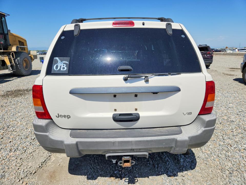 2000 Jeep Grand Cherokee მანქანა იყიდება აუქციონზე, vin: 1J4GW48NXYC192357, აუქციონის ნომერი: 58657726