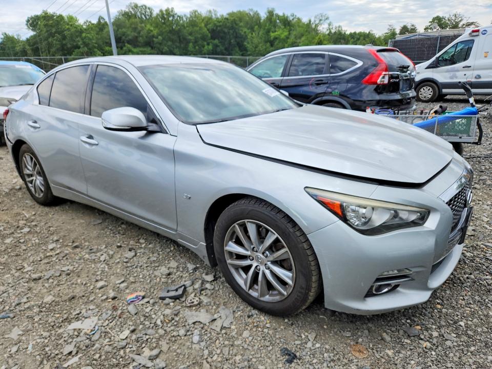 57474086 :رقم المزاد ، JN1BV7AR9EM702515 vin ، 2014 Infiniti Q50 مزاد بيع
