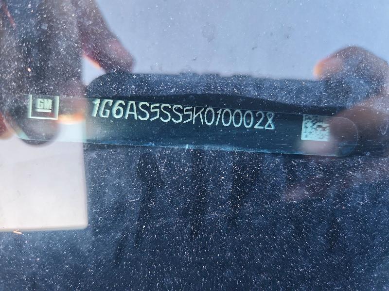 55002766 :رقم المزاد ، 1G6AS5SS5K0100028 vin ، 2019 Cadillac Cts مزاد بيع