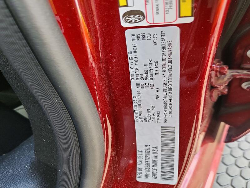 Продажа на аукционе авто 2023 Ram 1500, vin: 1C6SRFKTXPN629178, номер лота: 58533446