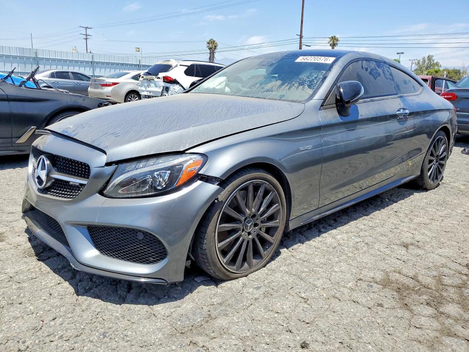 56220576 :رقم المزاد ، WDDWJ6EB9JF761621 vin ، 2018 Mercedes-benz C مزاد بيع