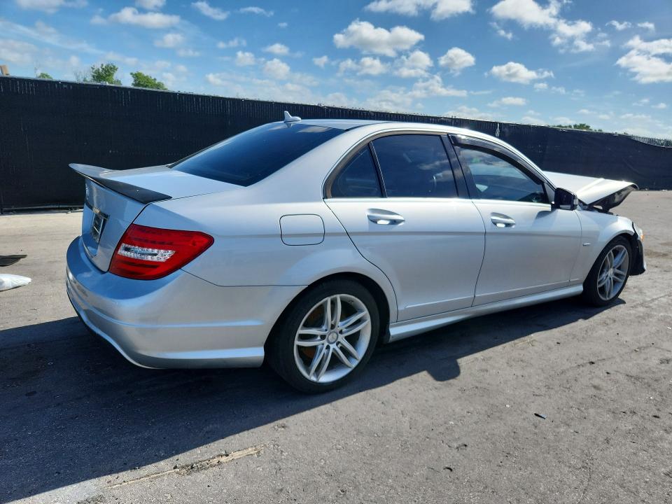 Aukcja sprzedaży 2012 Mercedes-benz C, vin: WDDGF4HB2CR216187, numer aukcji: 57296576