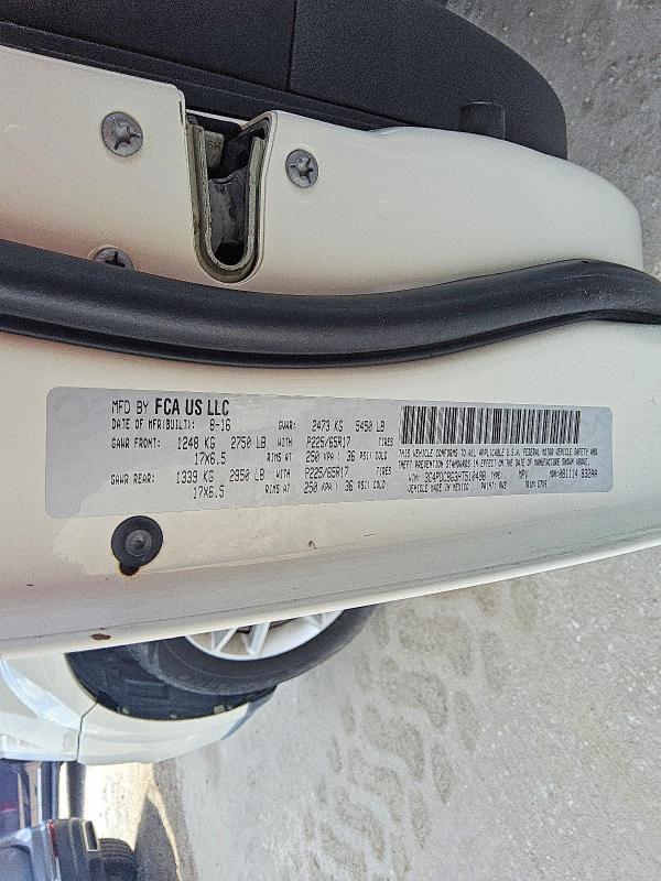 Продаж на аукціоні авто 2017 Dodge Journey, vin: 3C4PDCBG3HT510498, номер лоту: 57705626