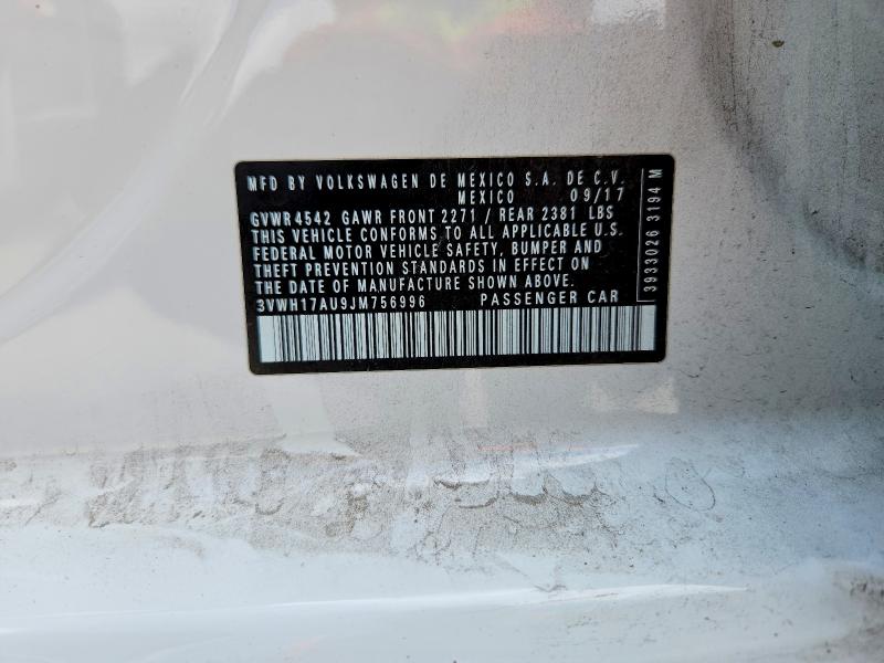 Продажа на аукционе авто 2018 Volkswagen Golf Alltrack, vin: 3VWH17AU9JM756996, номер лота: 56605386