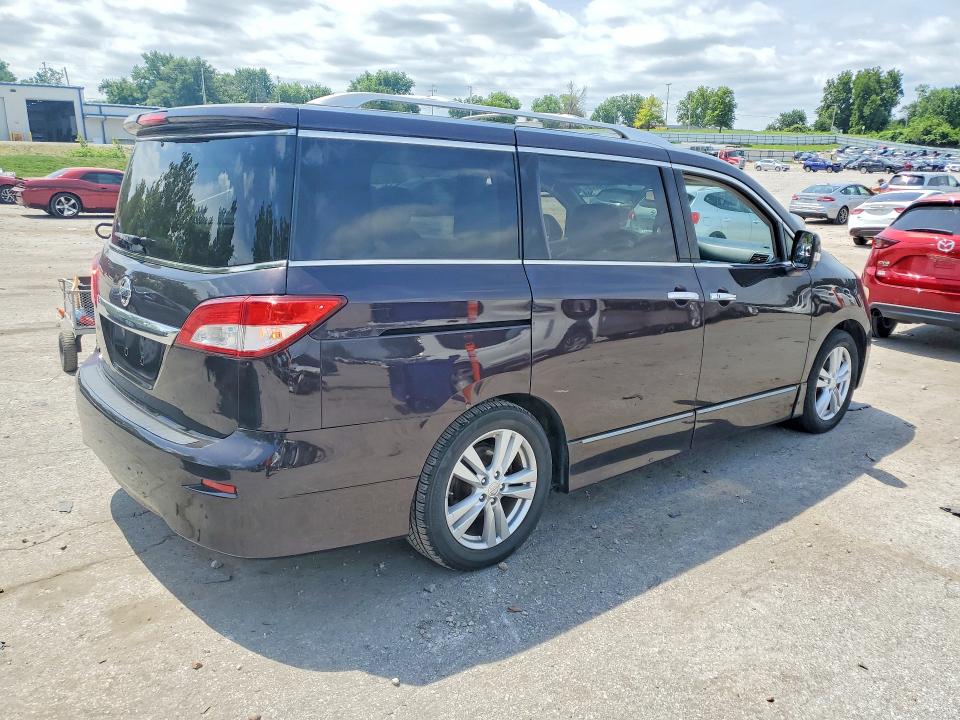 2011 Nissan Quest მანქანა იყიდება აუქციონზე, vin: JN8AE2KP4B9007175, აუქციონის ნომერი: 56296826