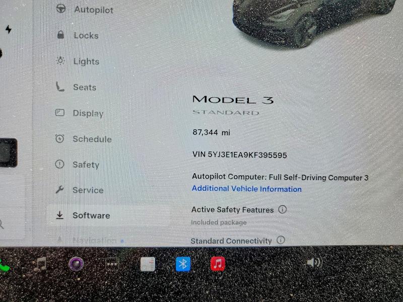 57955986 :رقم المزاد ، 5YJ3E1EA9KF395595 vin ، 2019 Tesla Model 3 مزاد بيع