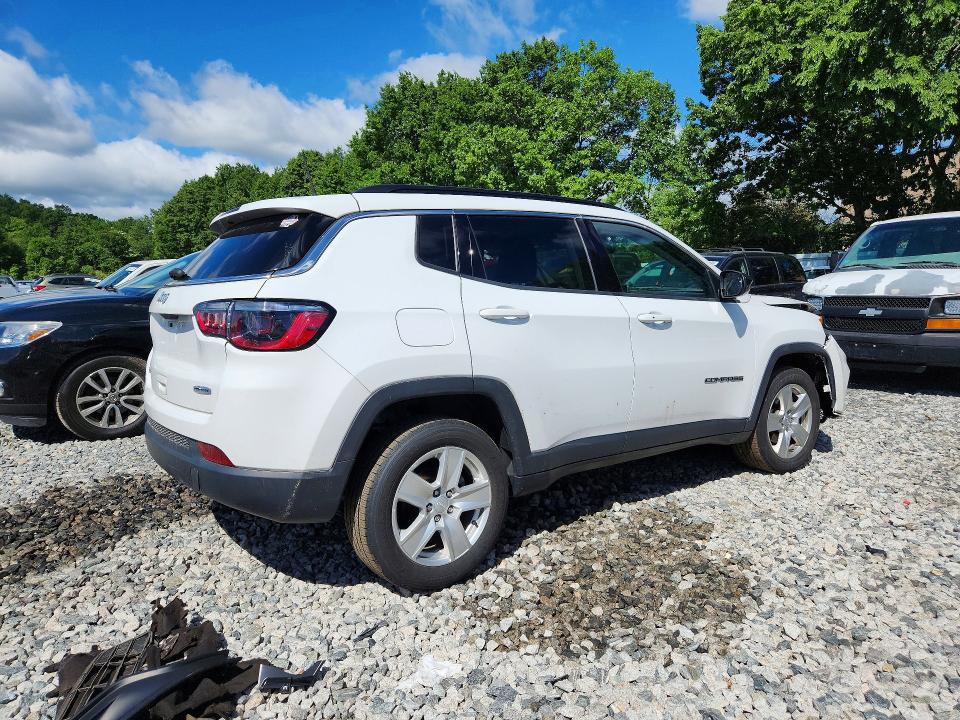 57166426 :رقم المزاد ، 3C4NJDBB7NT122924 vin ، 2022 Jeep Compass مزاد بيع