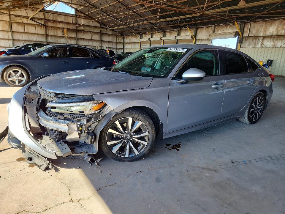 58129976 :رقم المزاد ، 2HGFE1F76NH312608 vin ، 2022 Honda Civic مزاد بيع