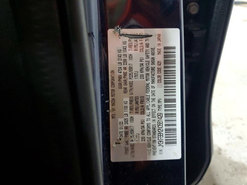 55861426 :رقم المزاد ، JM3KFBBM2N0561429 vin ، 2022 Mazda Cx-5 مزاد بيع