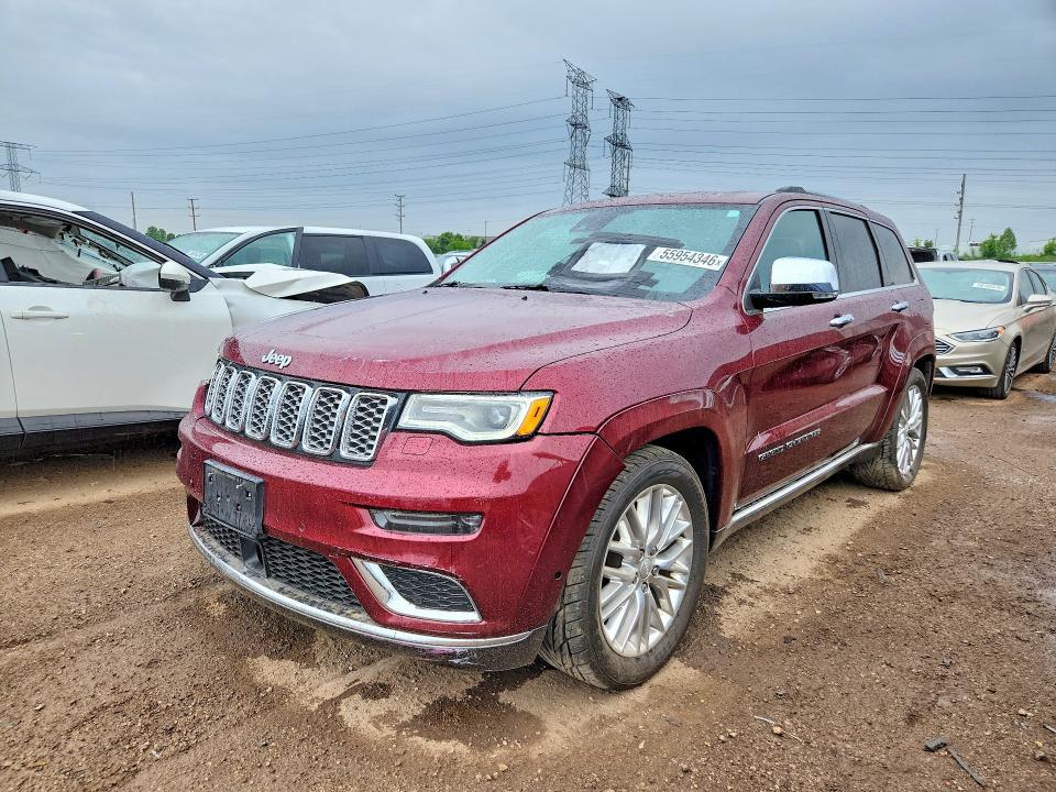 55954346 :رقم المزاد ، 1C4RJFJT4HC875365 vin ، 2017 Jeep Grand Cherokee مزاد بيع
