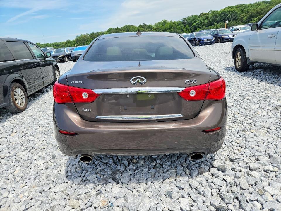 Продажа на аукционе авто 2014 Infiniti Q50, vin: JN1BV7AR3EM693715, номер лота: 57376926