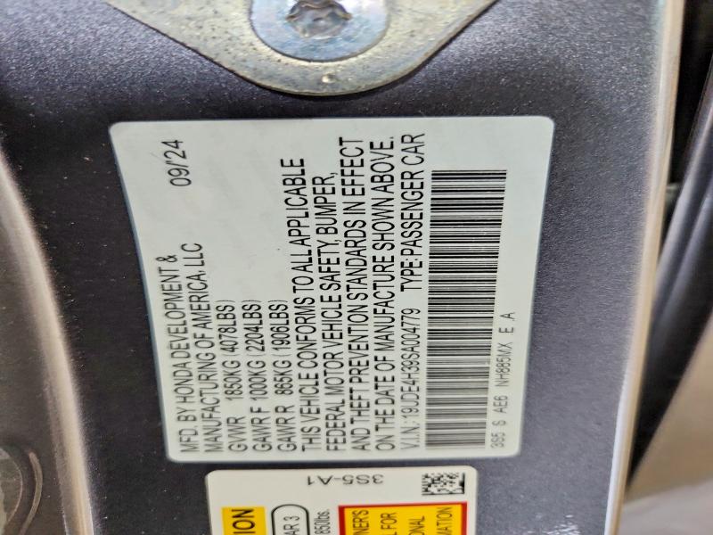 Продажа на аукционе авто 2025 Acura Integra, vin: 19UDE4H39SA004779, номер лота: 58638246