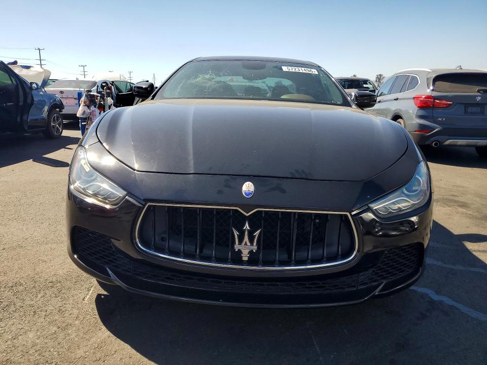 2018 Maserati Ghibli მანქანა იყიდება აუქციონზე, vin: ZAM57XSA8J1295016, აუქციონის ნომერი: 57231496