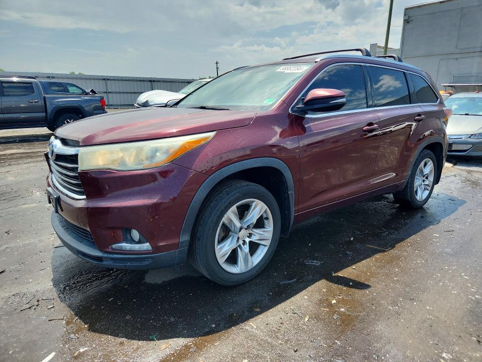2015 Toyota Highlander მანქანა იყიდება აუქციონზე, vin: 5TDDKRFH3FS134407, აუქციონის ნომერი: 56852266