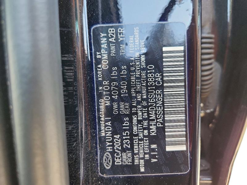 56086346 :رقم المزاد ، KMHLM4DJ6SU138810 vin ، 2025 Hyundai Elantra Hybrid مزاد بيع
