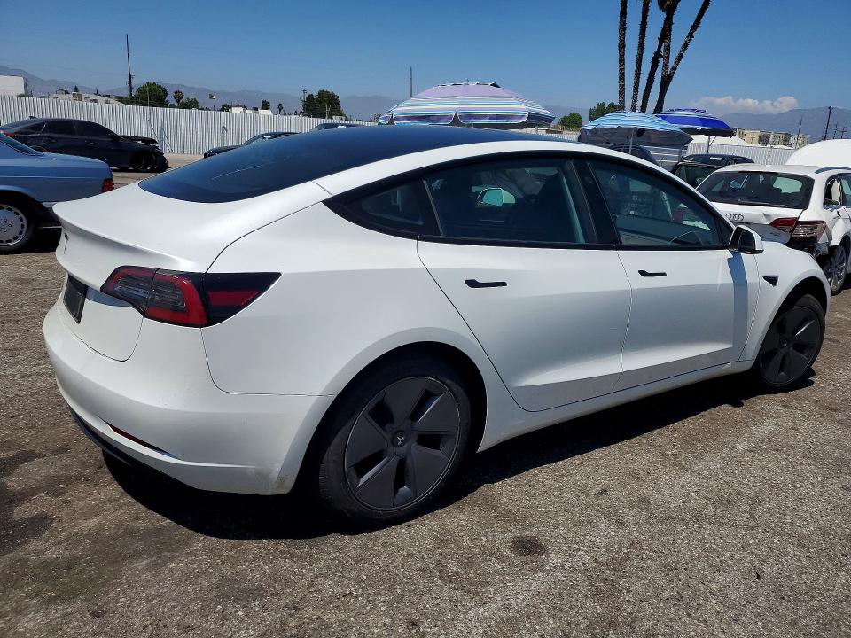 Продажа на аукционе авто 2023 Tesla Model 3, vin: 5YJ3E1EA6PF496150, номер лота: 57576646