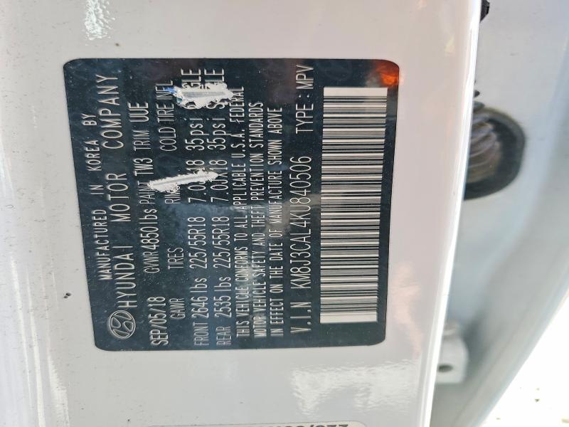 Aukcja sprzedaży 2019 Hyundai Tucson, vin: KM8J3CAL4KU840506, numer aukcji: 57118676