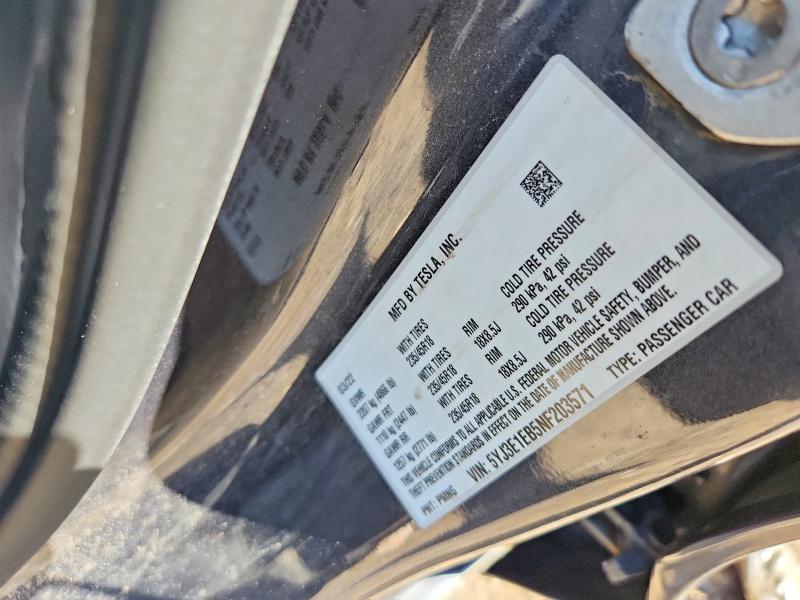 Aukcja sprzedaży 2022 Tesla Model 3, vin: 5YJ3E1EB5NF203571, numer aukcji: 58372626