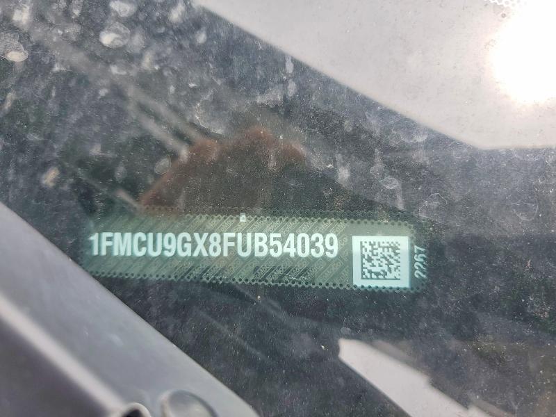Продажа на аукционе авто 2015 Ford Escape, vin: 1FMCU9GX8FUB54039, номер лота: 58899816