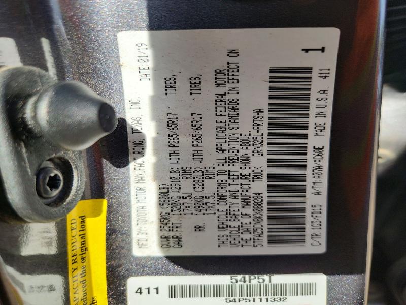 2019 Toyota Tacoma მანქანა იყიდება აუქციონზე, vin: 5TFAZ5CN8KX080284, აუქციონის ნომერი: 57701846