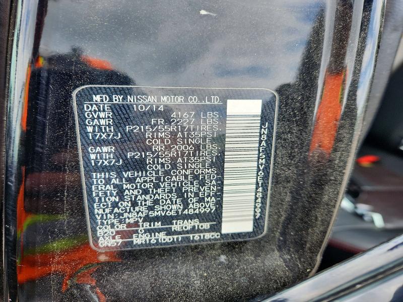 Продажа на аукционе авто 2014 Nissan Juke, vin: JN8AF5MV6ET484997, номер лота: 57167436